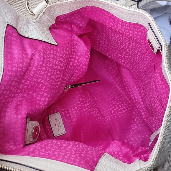 Kate Spade Cream and Pink Satchel - Picture 12 of 17